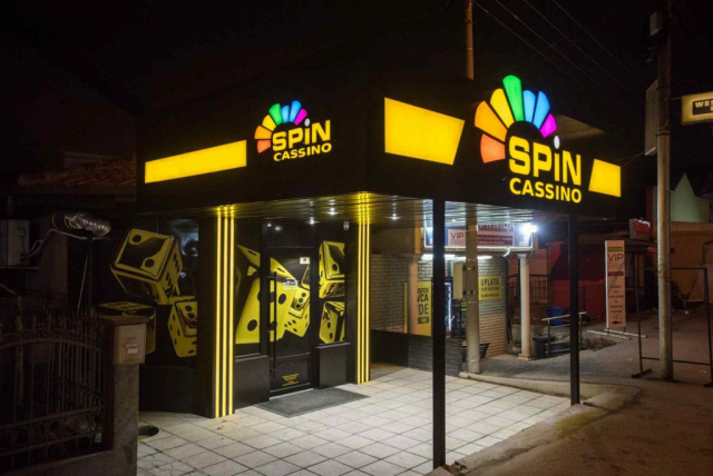 Spoljašni izgled Spin kazina Novo selo na adresi TOPLIČKIH PARTIZANSKIH ODREDA 74